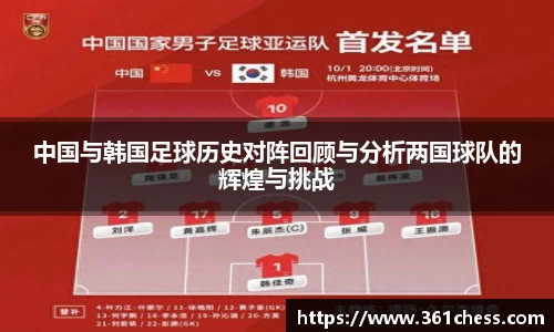 中国与韩国足球历史对阵回顾与分析两国球队的辉煌与挑战
